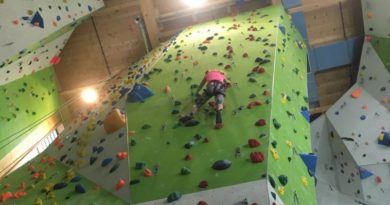 Besuch der Kletterhalle Besuch der Kletterhalle